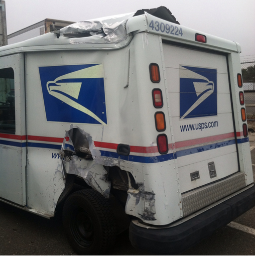 Picture of Post Office Truck Before