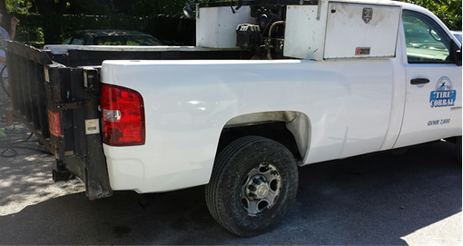 Picture of Tire Corral Company Truck X After